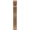 Ekena Millwork 7 1/2-in W x 48-in D x 48-in H Funston Slat Rough Cedar Woodgrain TimberThane Outlooker, Primed Tan OUTUR075X48X48FST24RCPR - alternate 5